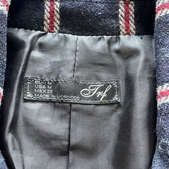 Zara TRF wool prep jacket Size Medium - Picture 2 of 5